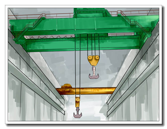 電動吊鉤橋式起重機