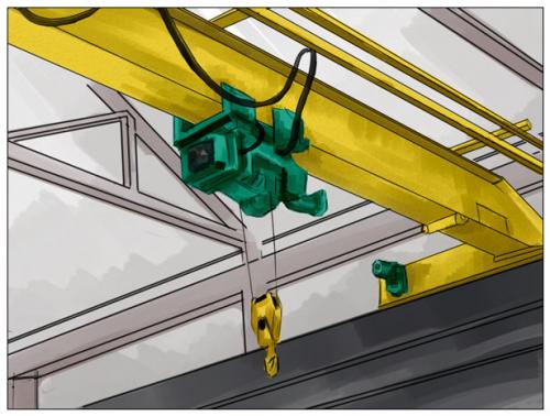SDXQ型手動單梁懸掛起重機