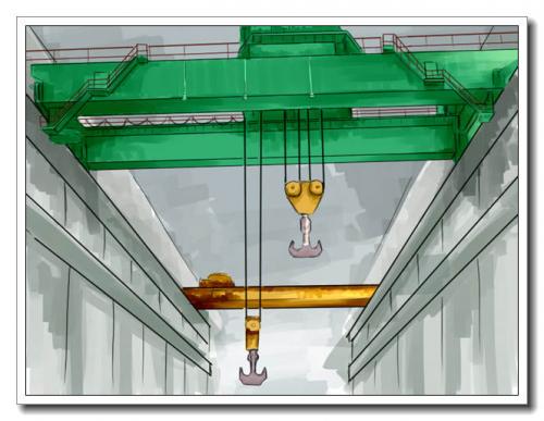 電動吊鉤橋式起重機