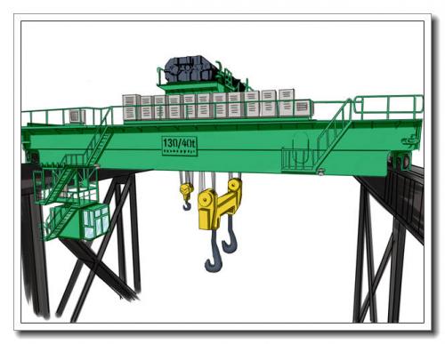 QE型雙小車(chē)吊鉤橋式起重機(jī)