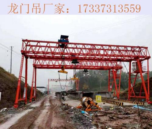 浙江臺州龍門吊廠家 滑輪組倍率減少