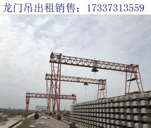 關(guān)于龍門(mén)吊電動(dòng)葫蘆存放注意事項(xiàng)