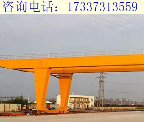 河北張家口雙梁龍門吊廠家 門機的磨合期