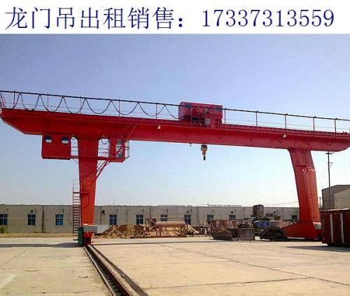 山東臨沂100噸龍門(mén)吊的選機(jī)原則